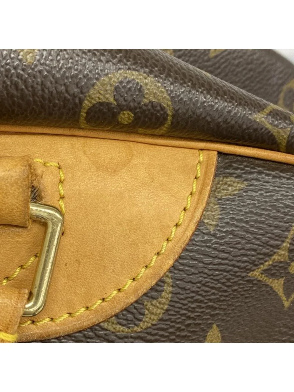 Louis Vuitton Handbag Monogram Deauville Brown